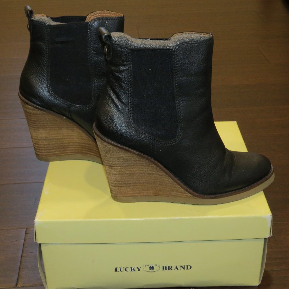 Lucky brand leather boots